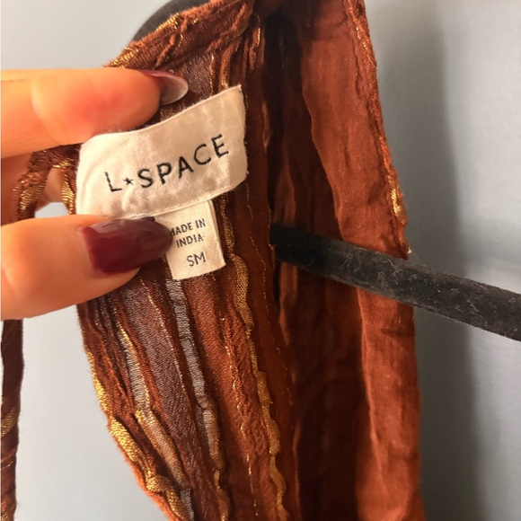 L*Space Brown and Gold Dress - Picture 8 of 8